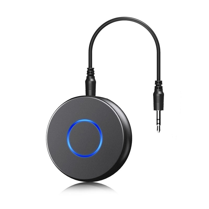 SONRU Bluetooth Aux Adapter for Car, Wireless Audio Receiver, Portable Hands-Free Kit with RCA AUX 3.5mm for Home/Car Stereo Music Streaming Sound System - Image 1